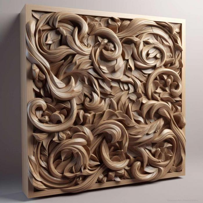 نموذج ثلاثي الأبعاد لآلة CNC 3D Art 